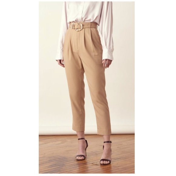 Acler belted Albany trouser - Picture 3 of 9